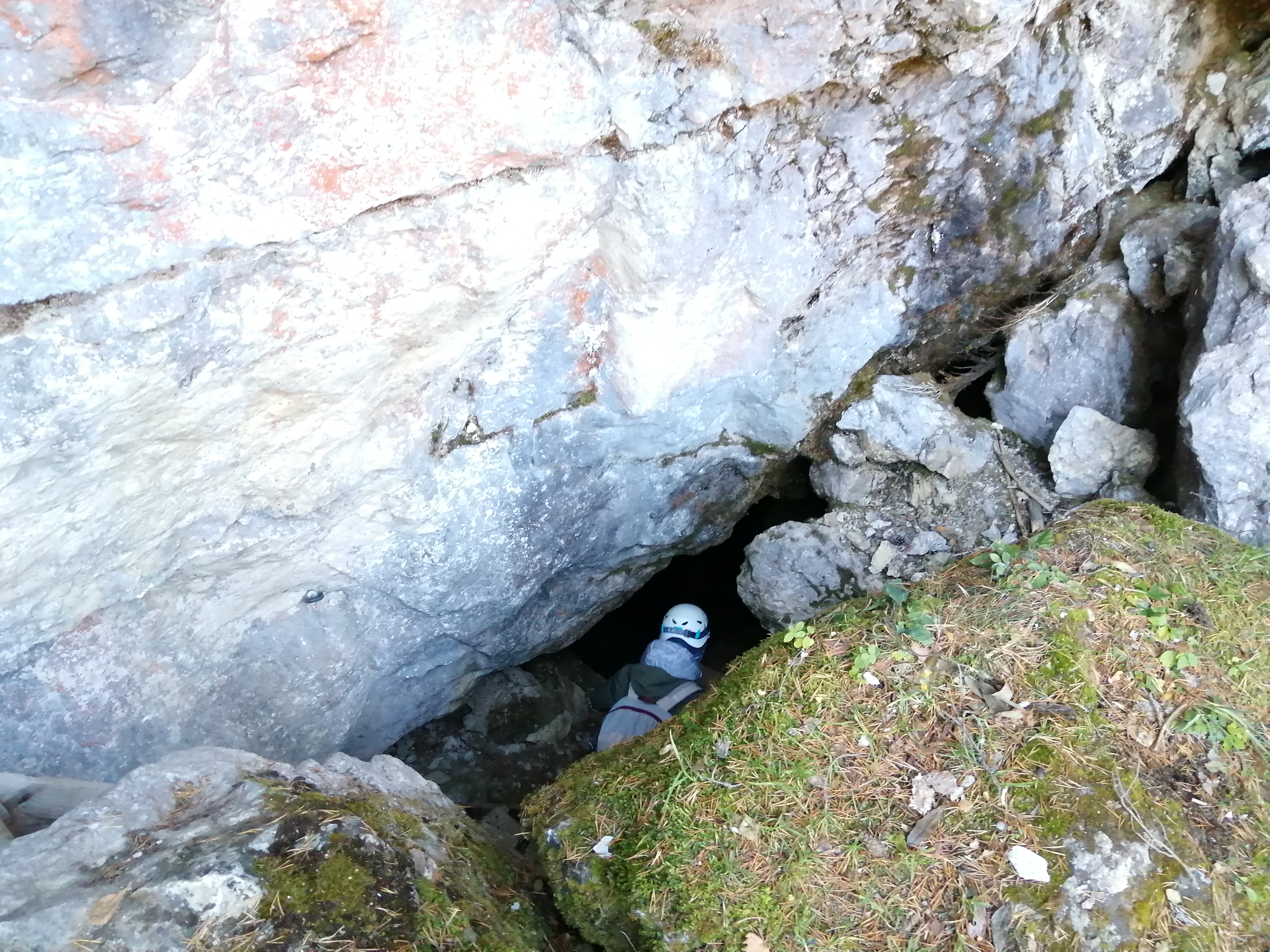 Entrée de la cavité